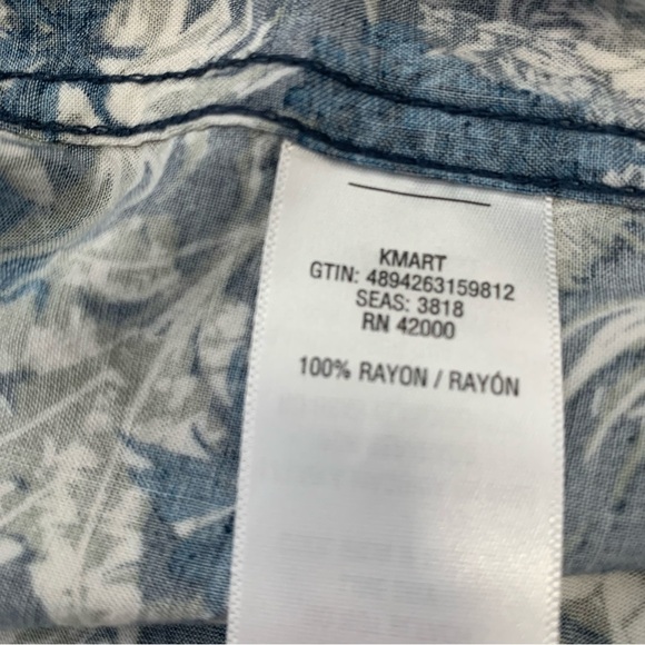 Northwest Territory Tropical Short Sleeve Shirt Men 2X Camp Travel Vacation Work - Picture 7 of 10